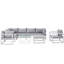 Ensemble de canapé modulaire d'extérieur 9 pièces Fortuna de Modway-1899962094-1899962089