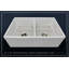 32.75" L x 19.88" W Double Basin Farmhouse Kitchen Sink with Accessories-82987226