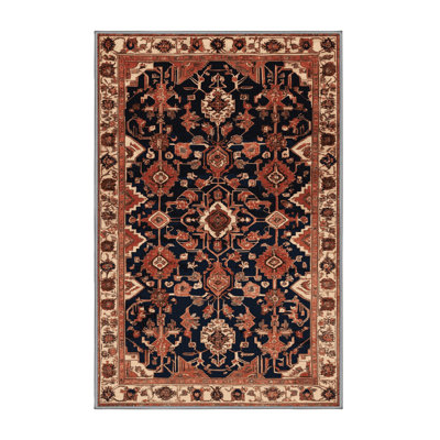 Tapis brun lavable à la machine