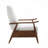Wood Arm Push Back Recliner-1789355934