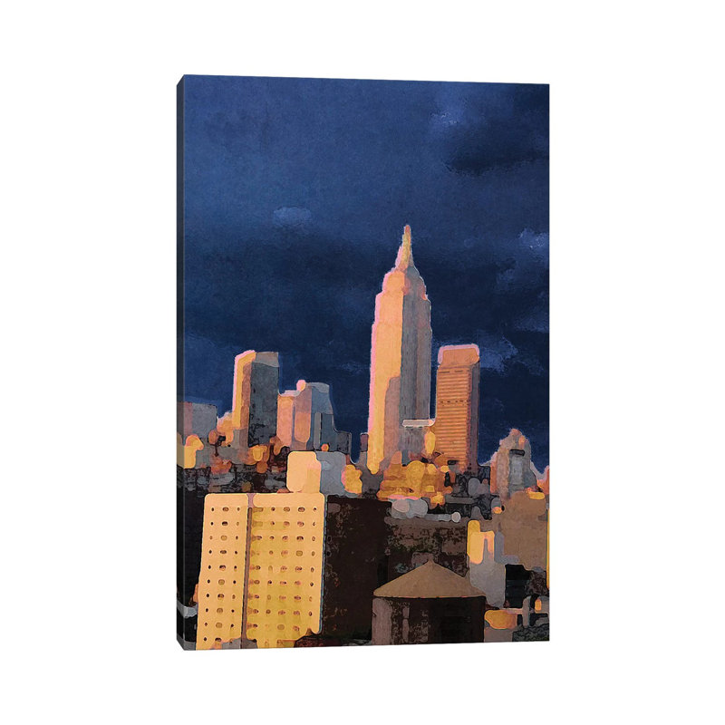 The City I by Nicholas Biscardi - Wrapped Canvas Print