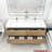 Audrieana 59'' Double Bathroom Vanity with Acrylic Top-1574738303