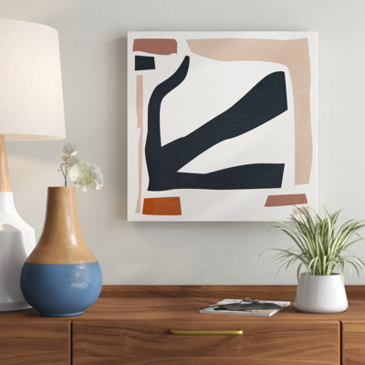 Mid Century Shapes III by Melissa Wang - Wrapped Canvas Print