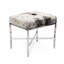 Banc rembourré en cuir de vache-122491242