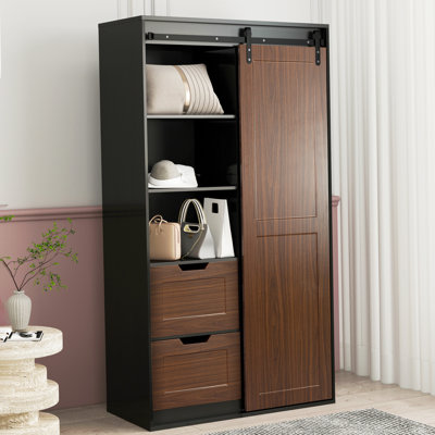 Tammis Solid Wood Armoire