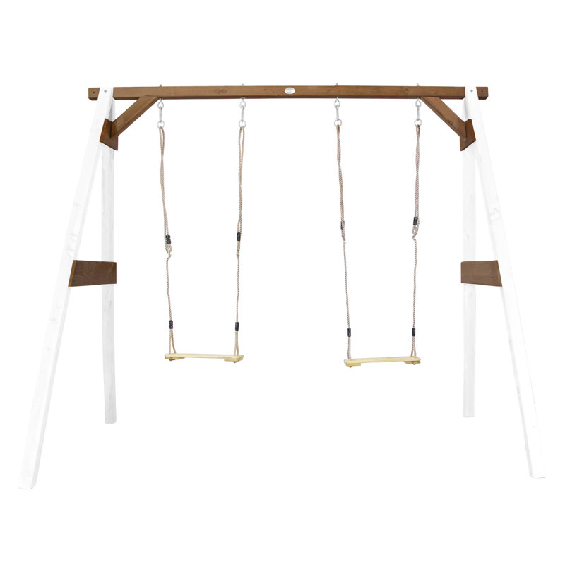 AXI Swing Set Swing(s), White/Brown