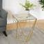 Table d'appoint en verre Creative Creative