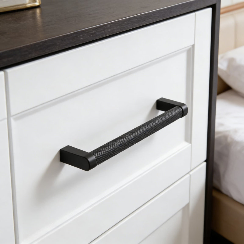 Paquet de 30 poignées et poignées d'armoire noir mat de 10 pouces, quincaillerie d'armoire de cuisine solide avec des centres de trous de 254 mm, durable et facile à installer