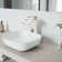 12.2” Solid Brass Single Lever Vessel Sink Faucet, High Arc Sink Faucet with Optional Drain Assembly