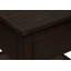 Table d'appoint, 2 niveaux, table de bout, table d'appoint, carré, table de chevet, chambre à coucher, lampe, placage brun, traditionnel