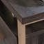 Bureau en L avec grand bureau, finition noire