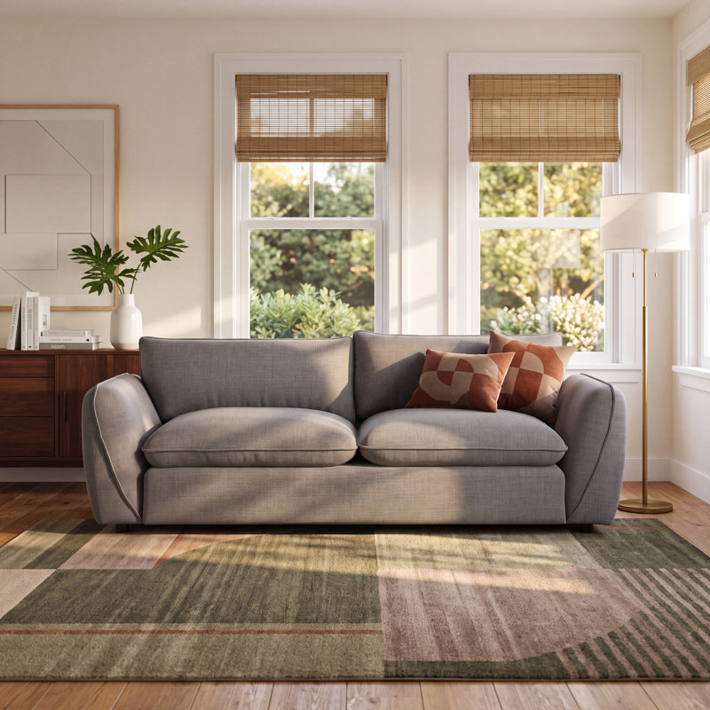 Tony Upholstered 91'' Sofa, Flanigan Slate