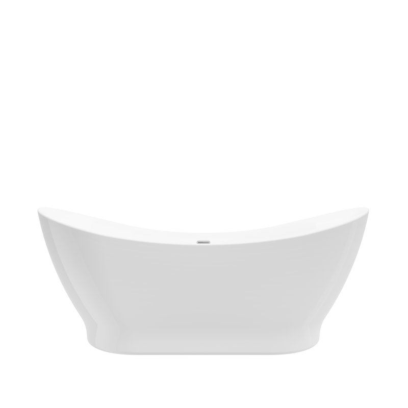 Chelsea 66" x 30" Freestanding Soaking Acrylic Bathtub