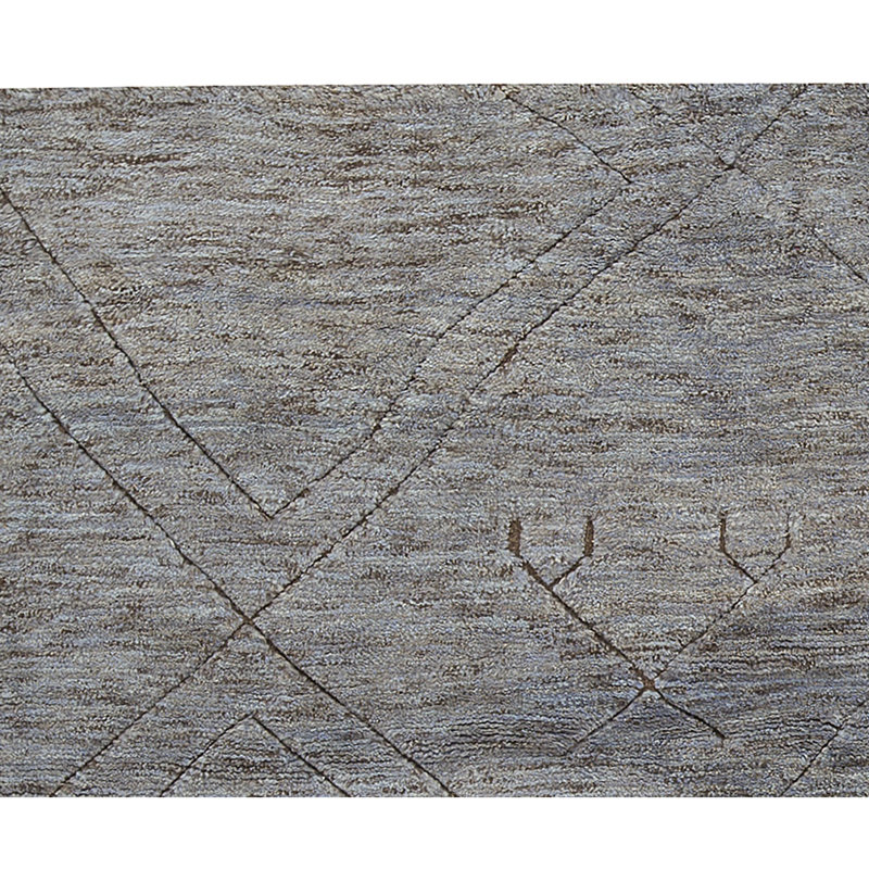 One-of-a-Kind Hand-Knotted High-Quality Gray/Brown Area Rug
