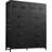 Tall Fabric Dresser With 12 Drawers For Bedroom, Closet, Chests Of Drawers, Fabric Storage Dressers, Steel Frame-890255220
