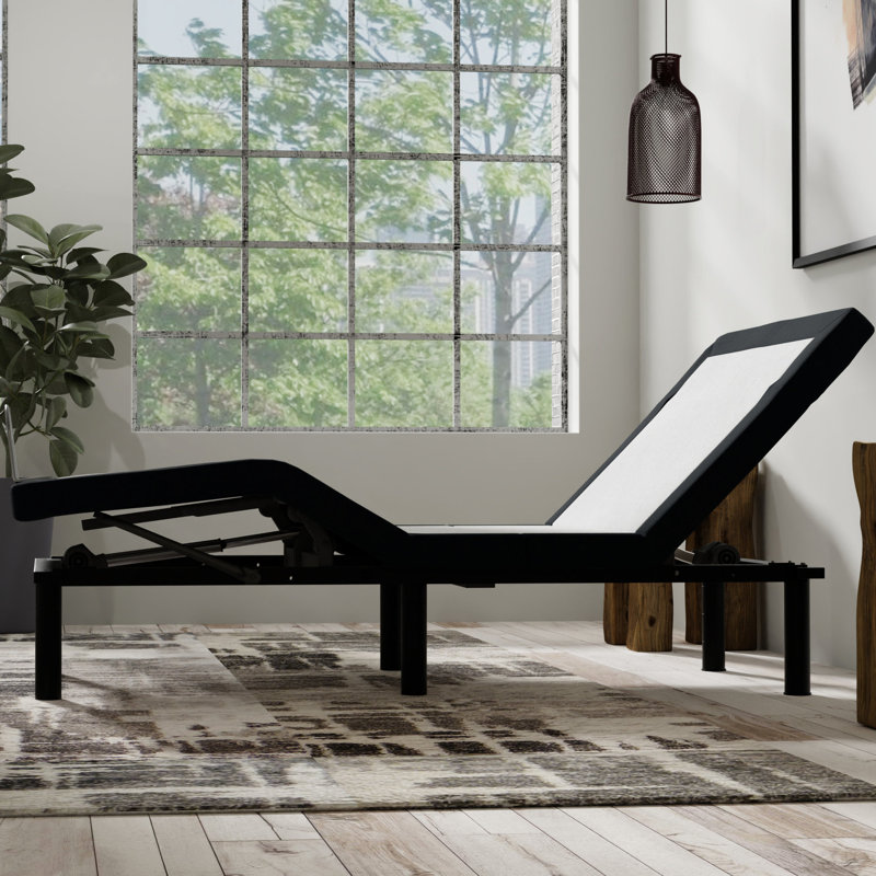 Base de lit simple réglable TG: inclinaison de l'oreiller, massages, base avec option de massage relaxant,