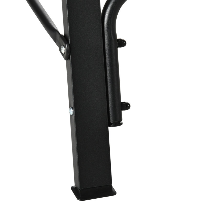 Playground Swing Frame, 528 Lbs Capacity, Black, For Various Hanging Chair Types Patio Stand, Suited Multiple Chairs
