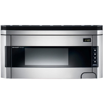 Sharp 1.5 Cubic Feet 1000 Watt Over The Range Microwave with Sensor Cooking