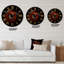 Floral Fractal I - Horloge murale moderne-59913875