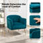 Fauteuil de chambre Modern Velvet
