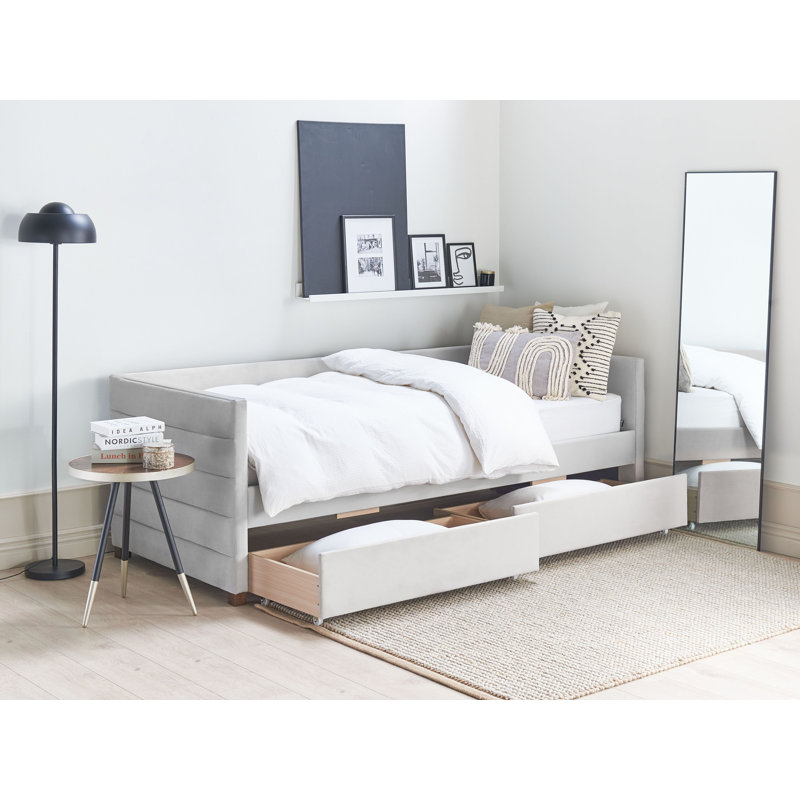Aaraya Upholstered Daybed, Gray