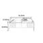 Table basse moderne simple et luxueuse