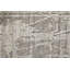 Tapis abstrait en viscose tissé à la main gris / ivoire-1377405622