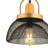 Elegant Black Metal Chandelier, Adjustable Height 12.2 - 51.6 Inches | Ø11.8 x 2.0 Inches Base Plate | 1 x E27 Socket (Max 40W, Bulb Not Included) | Stylish Lighting for Living Room & Dining Areas, IP20 Rated