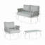 Ensemble de recouvrement en acier 4 pièces-1231971268-1231971269