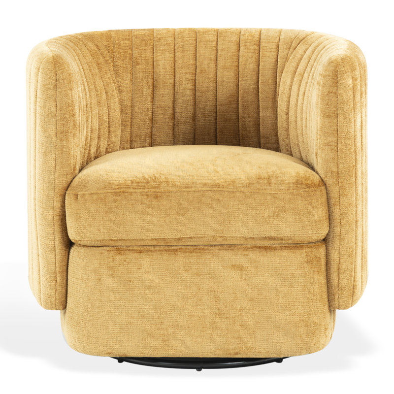 Fauteuil pivotant Julibrielle, Doré
