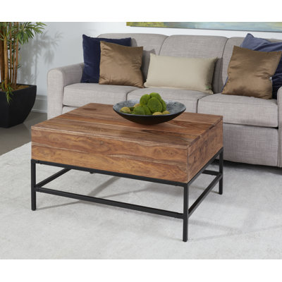 Lift Top 4 Legs Coffee Table with Storage by Coast to Coast Accents