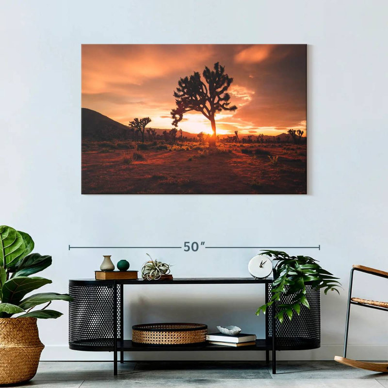 Nicci Joshua Tree Desert Sunset, H 30 po x l 45 po