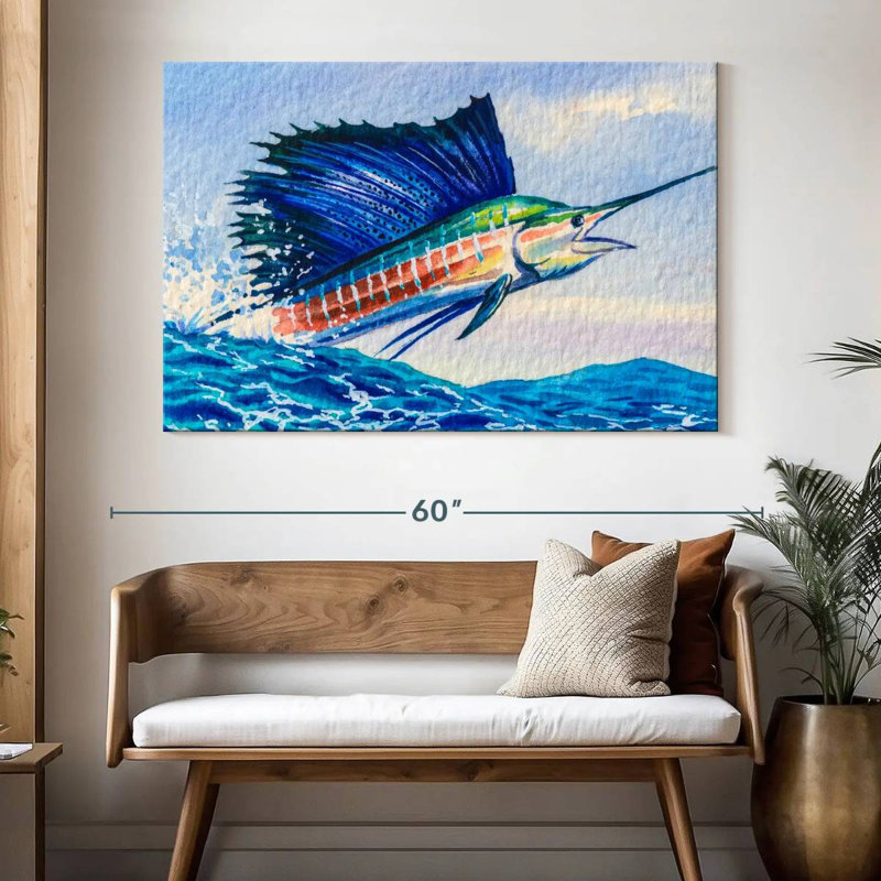 Brampt Sailfish, 34" H x 51" W