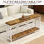 Console industrielle avec tablette de rangement à 2 niveaux, canapé extra long pour canapé derrière, table d'entrée étroite pour salon, vestibule, couloir et bureau