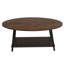 Table basse ovale avec tablette de rangement Jamestown-1804553807