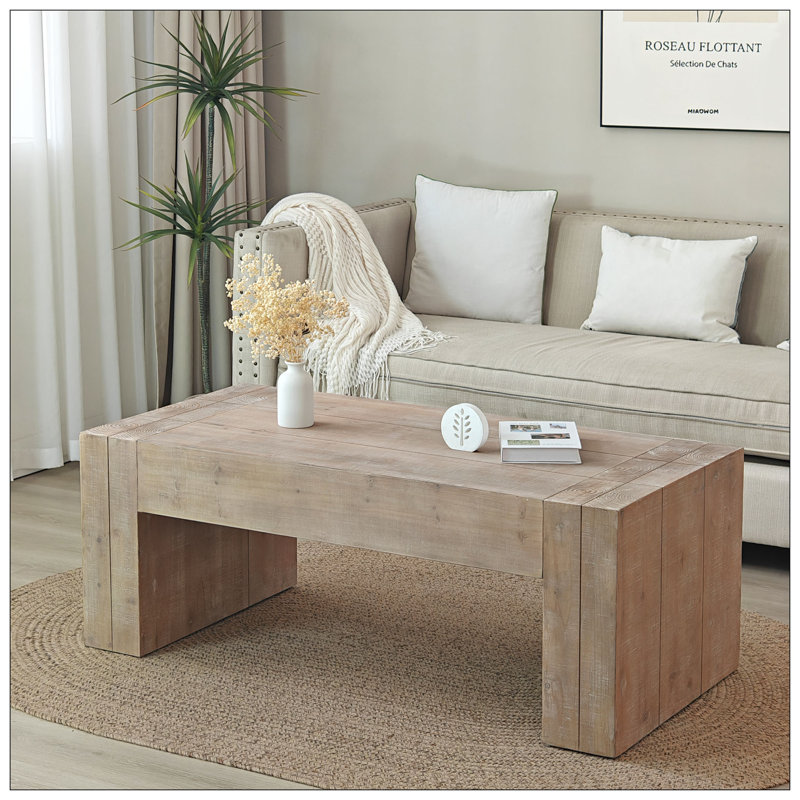 Table basse de salon, Naturel