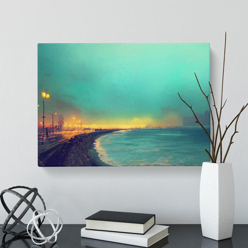 Dreamy Beach Vol.2 - Wrapped Canvas, 35cm H x 50cm W x 3cm D