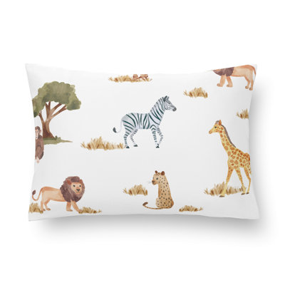 Jungle Mini Pillow with Pillowcase by Sweet Jojo Designs