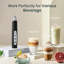 Stainless Steel Handheld Milk Frother Black-117190095