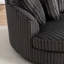 Méridienne surdimensionnée 59,5 po avec housse de baril avec repose-pieds et rangement Crescent-1568502687