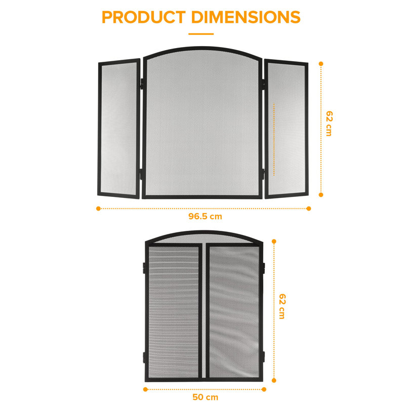 Ritner 96.5cm x 2.54cm Steel Spark Screen