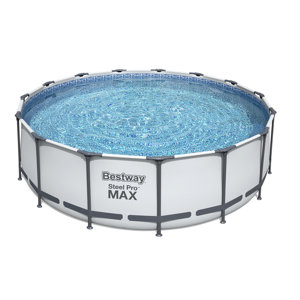 Bestway Steel Pro MAX Round Above Ground Swimming Pool with Pump & Cover- PIECES MISSING