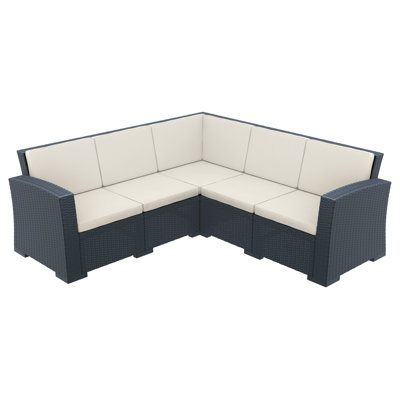 Sperry 5 - Person Modular Patio Conversation Set with Cushions