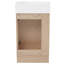 Ensemble de meuble-lavabo simple 18,60 po avec plateau en céramique Tigue-782120103
