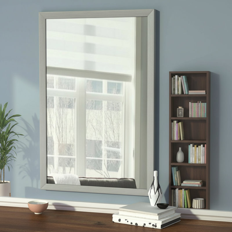Miroir mural standard standard plaqué nickel