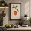 Orange Branch Japandi - Wrapped Canvas-1242864900-1242864905
