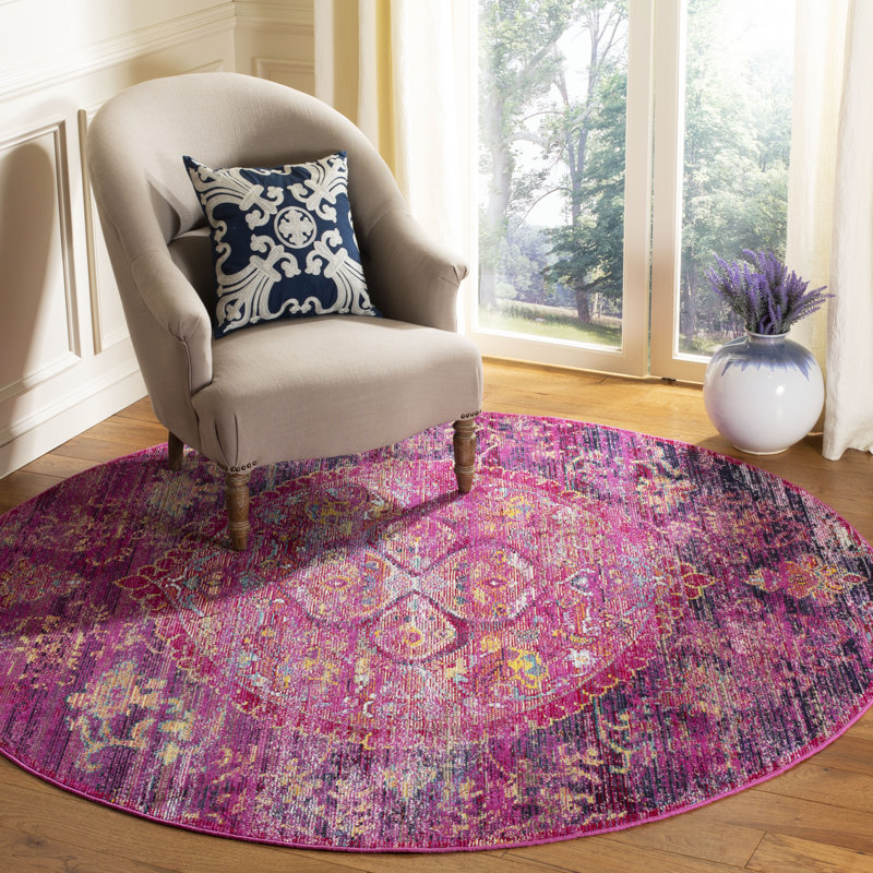 Crystal Performance Oriental Rug, Round 7'