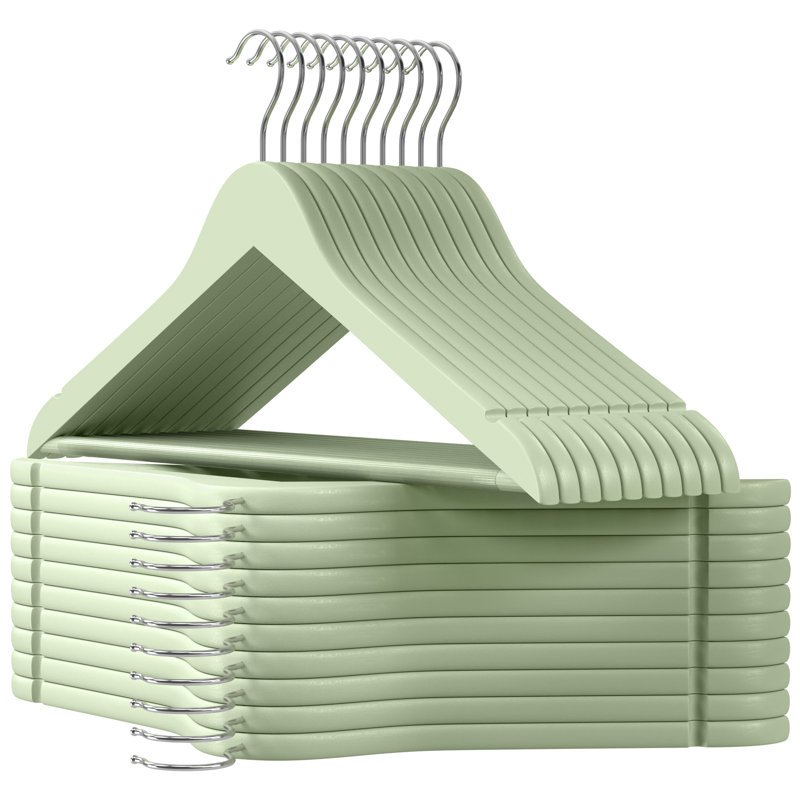 Griet Solid Wood Standard Hanger, Beige, 20