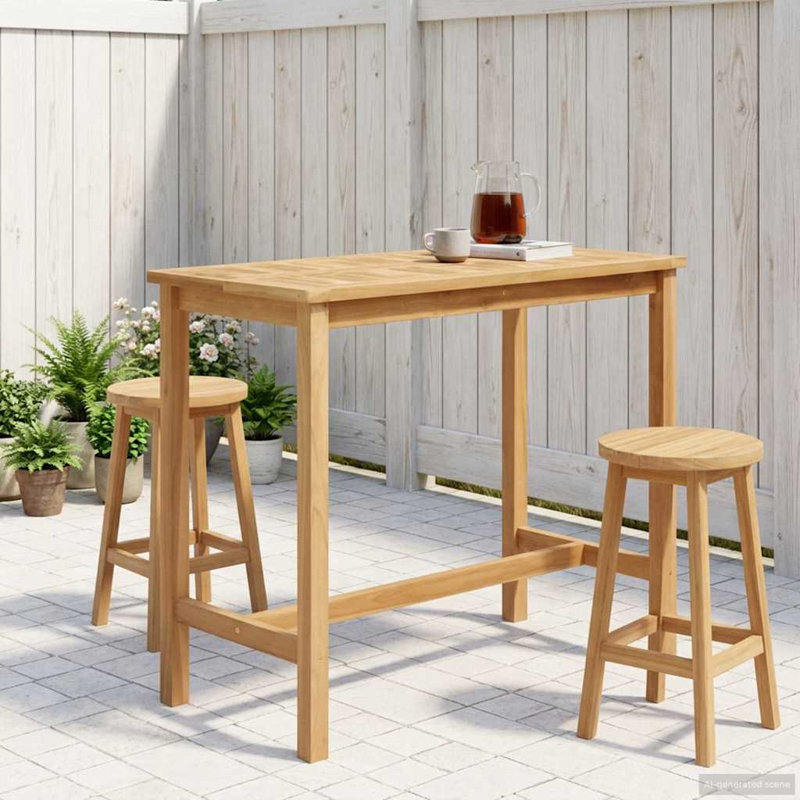 Modern Bar Table, 105cm H x 110cm W x 60cm D