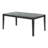 Rectangular Dining Set in Black and Gray-94375245